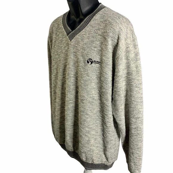 Vintage 80s T&C Surf Town Country Sweatshirt Gray - Picture 3 of 8